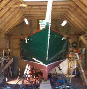 Bradbury Boat Painting Windham Maine